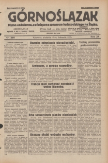 Górnoślązak : pismo codzienne, poświęcone sprawom ludu polskiego na Śląsku.R.28, nr 260 (10 listopada 1929) + dod.