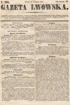Gazeta Lwowska. 1854, nr 266
