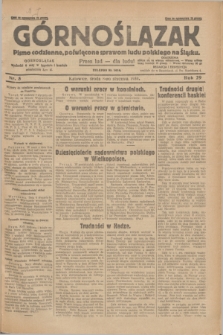 Górnoślązak : pismo codzienne, poświęcone sprawom ludu polskiego na Śląsku.R.29, nr 5 (8 stycznia 1930) + dod.