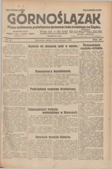 Górnoślązak : pismo codzienne, poświęcone sprawom ludu polskiego na Śląsku.R.29, nr 8 (11 stycznia 1930) + dod.