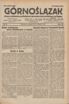 Górnoślązak : pismo codzienne, poświęcone sprawom ludu polskiego na Śląsku.R.29, nr 9 (12 stycznia 1930) + dod.