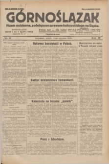 Górnoślązak : pismo codzienne, poświęcone sprawom ludu polskiego na Śląsku.R.29, nr 13 (17 stycznia 1930) + dod.