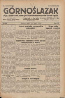 Górnoślązak : pismo codzienne, poświęcone sprawom ludu polskiego na Śląsku.R.29, nr 29 (5 lutego 1930) + dod.