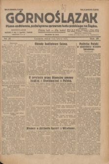 Górnoślązak : pismo codzienne, poświęcone sprawom ludu polskiego na Śląsku.R.29, nr 31 (7 lutego 1930) + dod.