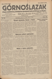 Górnoślązak : pismo codzienne, poświęcone sprawom ludu polskiego na Śląsku.R.29, nr 36 (13 lutego 1930) + dod.