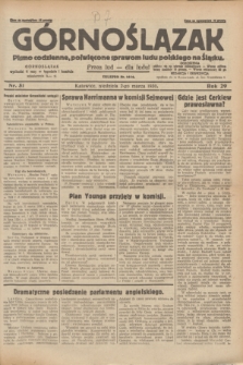 Górnoślązak : pismo codzienne, poświęcone sprawom ludu polskiego na Śląsku.R.29, nr 51 (2 marca 1930) + dod.