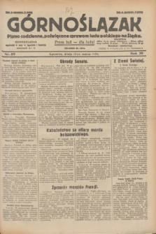 Górnoślązak : pismo codzienne, poświęcone sprawom ludu polskiego na Śląsku.R.29, nr 59 (12 marca 1930) + dod.