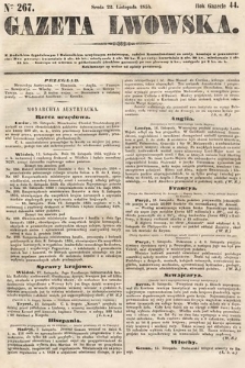 Gazeta Lwowska. 1854, nr 267