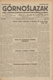 Górnoślązak : pismo codzienne, poświęcone sprawom ludu polskiego na Śląsku.R.29, nr 106 (8 maja 1930) + dod.