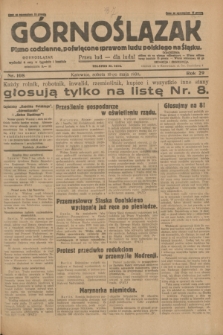 Górnoślązak : pismo codzienne, poświęcone sprawom ludu polskiego na Śląsku.R.29, nr 108 (10 maja 1930) + dod.