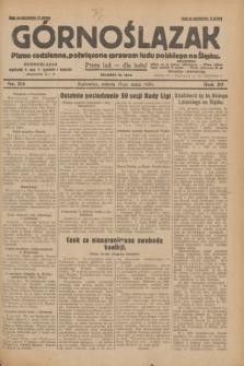 Górnoślązak : pismo codzienne, poświęcone sprawom ludu polskiego na Śląsku.R.29, nr 114 (17 maja 1930) + dod.