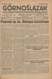 Górnoślązak : pismo codzienne, poświęcone sprawom ludu polskiego na Śląsku.R.29, nr 117 (21 maja 1930) + dod.