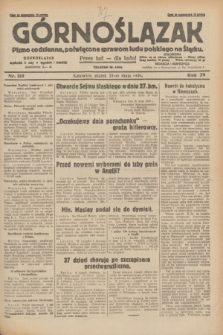 Górnoślązak : pismo codzienne, poświęcone sprawom ludu polskiego na Śląsku.R.29, nr 119 (23 maja 1930) + dod.