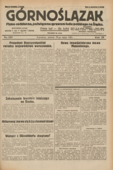 Górnoślązak : pismo codzienne, poświęcone sprawom ludu polskiego na Śląsku.R.29, nr 122 (27 maja 1930) + dod.