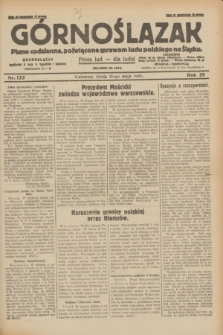 Górnoślązak : pismo codzienne, poświęcone sprawom ludu polskiego na Śląsku.R.29, nr 123 (28 maja 1930) + dod.