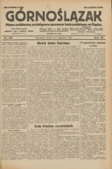 Górnoślązak : pismo codzienne, poświęcone sprawom ludu polskiego na Śląsku.R.29, nr 128 (4 czerwca 1930) + dod.