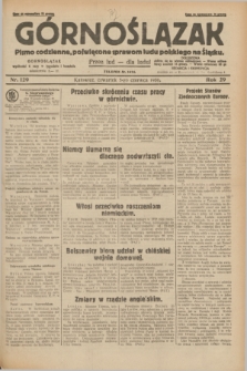 Górnoślązak : pismo codzienne, poświęcone sprawom ludu polskiego na Śląsku.R.29, nr 129 (5 czerwca 1930) + dod.