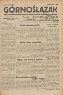Górnoślązak : pismo codzienne, poświęcone sprawom ludu polskiego na Śląsku.R.29, nr 136 (14 czerwca 1930) + dod.