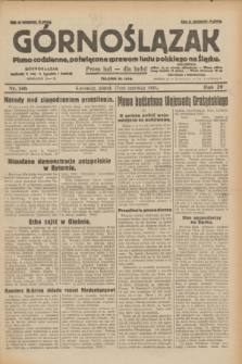 Górnoślązak : pismo codzienne, poświęcone sprawom ludu polskiego na Śląsku.R.29, nr 146 (27 czerwca 1930) + dod.