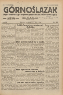 Górnoślązak : pismo codzienne, poświęcone sprawom ludu polskiego na Śląsku.R.29, nr 160 (13 lipca 1930) + dod.