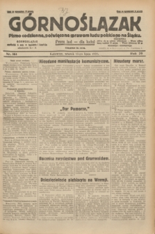 Górnoślązak : pismo codzienne, poświęcone sprawom ludu polskiego na Śląsku.R.29, nr 161 (15 lipca 1930) + dod.