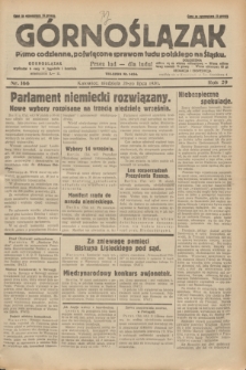 Górnoślązak : pismo codzienne, poświęcone sprawom ludu polskiego na Śląsku.R.29, nr 166 (20 lipca 1930) + dod.