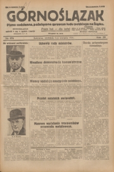 Górnoślązak : pismo codzienne, poświęcone sprawom ludu polskiego na Śląsku.R.29, nr 178 (3 sierpnia 1930) + dod.