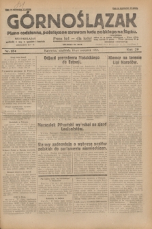 Górnoślązak : pismo codzienne, poświęcone sprawom ludu polskiego na Śląsku.R.29, nr 184 (10 sierpnia 1930) + dod.