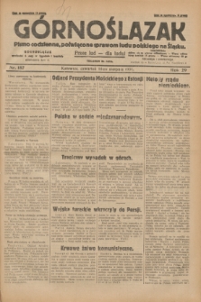 Górnoślązak : pismo codzienne, poświęcone sprawom ludu polskiego na Śląsku.R.29, nr 187 (14 sierpnia 1930) + dod.