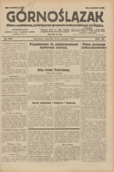 Górnoślązak : pismo codzienne, poświęcone sprawom ludu polskiego na Śląsku.R.29, nr 192 (21 sierpnia 1930) + dod.