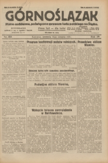 Górnoślązak : pismo codzienne, poświęcone sprawom ludu polskiego na Śląsku.R.29, nr 195 (24 sierpnia 1930) + dod.