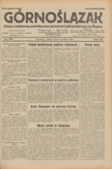 Górnoślązak : pismo codzienne, poświęcone sprawom ludu polskiego na Śląsku.R.29, nr 199 (29 sierpnia 1930) + dod.