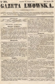 Gazeta Lwowska. 1854, nr 268