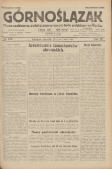 Górnoślązak : pismo codzienne, poświęcone sprawom ludu polskiego na Śląsku.R.29, nr 222 (25 września 1930) + dod.
