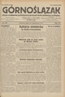 Górnoślązak : pismo codzienne, poświęcone sprawom ludu polskiego na Śląsku.R.29, nr 227 (1 października 1930)