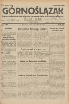 Górnoślązak : pismo codzienne, poświęcone sprawom ludu polskiego na Śląsku.R.29, nr 256 (5 listopada 1930) + dod.