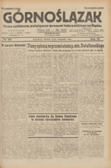 Górnoślązak : pismo codzienne, poświęcone sprawom ludu polskiego na Śląsku.R.29, nr 261 (11 listopada 1930)