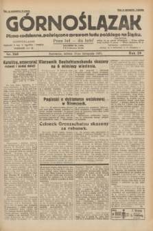 Górnoślązak : pismo codzienne, poświęcone sprawom ludu polskiego na Śląsku.R.29, nr 265 (15 listopada 1930)