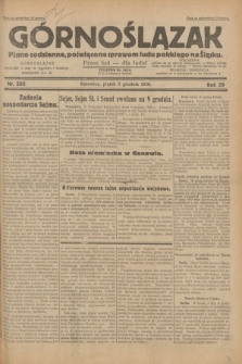 Górnoślązak : pismo codzienne, poświęcone sprawom ludu polskiego na Śląsku.R.29, nr 282 (5 grudnia 1930) + dod.