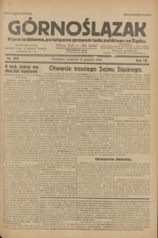 Górnoślązak : pismo codzienne, poświęcone sprawom ludu polskiego na Śląsku.R.29, nr 286 (11 grudnia 1930)