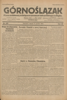 Górnoślązak : pismo codzienne, poświęcone sprawom ludu polskiego na Śląsku.R.29, nr 290 (16 grudnia 1930)