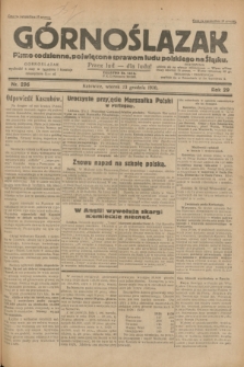 Górnoślązak : pismo codzienne, poświęcone sprawom ludu polskiego na Śląsku.R.29, nr 296 (23 grudnia 1930)