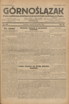 Górnoślązak : pismo codzienne, poświęcone sprawom ludu polskiego na Śląsku.R.29, nr 300 (30 grudnia 1930)