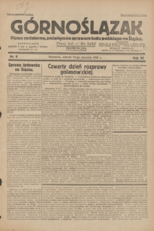 Górnoślązak : pismo codzienne, poświęcone sprawom ludu polskiego na Śląsku.R.30, nr 9 (13 stycznia 1931)