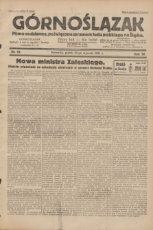 Górnoślązak : pismo codzienne, poświęcone sprawom ludu polskiego na Śląsku.R.30, nr 18 (23 stycznia 1931)