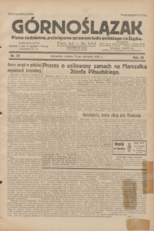 Górnoślązak : pismo codzienne, poświęcone sprawom ludu polskiego na Śląsku.R.30, nr 25 (31 stycznia 1931)