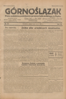 Górnoślązak : pismo codzienne, poświęcone sprawom ludu polskiego na Śląsku.R.30, nr 53 (6 marca 1931)