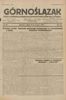 Górnoślązak : pismo codzienne, poświęcone sprawom ludu polskiego na Śląsku.R.30, nr 95 (25 kwietnia 1931)