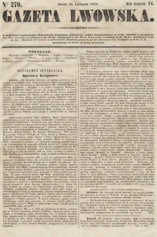 Gazeta Lwowska. 1854, nr 270