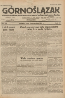 Górnoślązak : pismo codzienne, poświęcone sprawom ludu polskiego na Śląsku.R.30, nr 201 (2 września 1931)